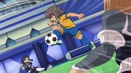 Shindou intercepting.