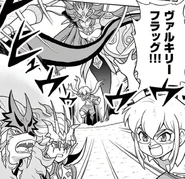 Valkyrie Flag in the Inazuma Eleven GO Baku Gaidenshuu manga.