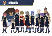 L'équipe de Polaris, telle qu'elle apparait dans le jeu