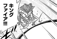 King Fire in the Inazuma Eleven GO Baku Gaidenshuu manga.