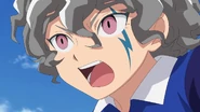 Hiroto telling Shining Satans to bow down to him.