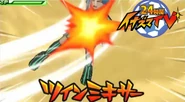 Twin Mixer in the Inazuma Eleven GO game.