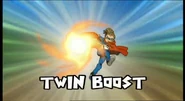 Twin Boost in Inazuma Eleven's English localization (first typography).