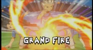 Grand Fire in Inazuma Eleven's English localization.