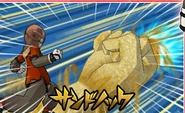 Sand Knock in the Inazuma Eleven GO Galaxy game.