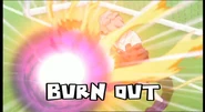 Burnout in Inazuma Eleven's English localization.