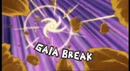 Gaia Break in Inazuma Eleven's English localization (second typography).