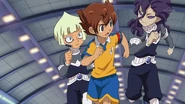 Netan and Quorth cornering Tenma.