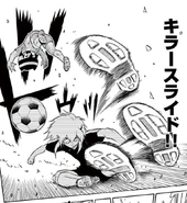 (IE-YT (14)) Killer Slide.png (547 KB) Killer Slide in chapter 14 of the Inazuma Eleven manga.