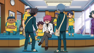 Nosaka visiting Inakuni Raimon.