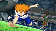 Minaho failing to stop Teikoku's player.