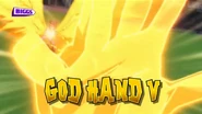 God Hand in Inazuma Eleven GO Chrono Stone's Portuguese localization.