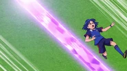 Ichihoshi hit by Death Crusher Zone.