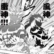 Fuujin Raijin in chapter 16 of the Inazuma Eleven Ares no Tenbin manga.