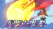Patriot Shoot in the Inazuma Eleven Ares no Tenbin game.