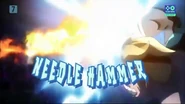 Needle Hammer in Inazuma Eleven the Movie: The Invasion of the Strongest Army Ogre's Polish localization.