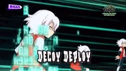 Decoy Release in Inazuma Eleven GO Chrono Stone's Portuguese localization.