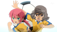 Kirino and Shindou's feelings packed in the football.