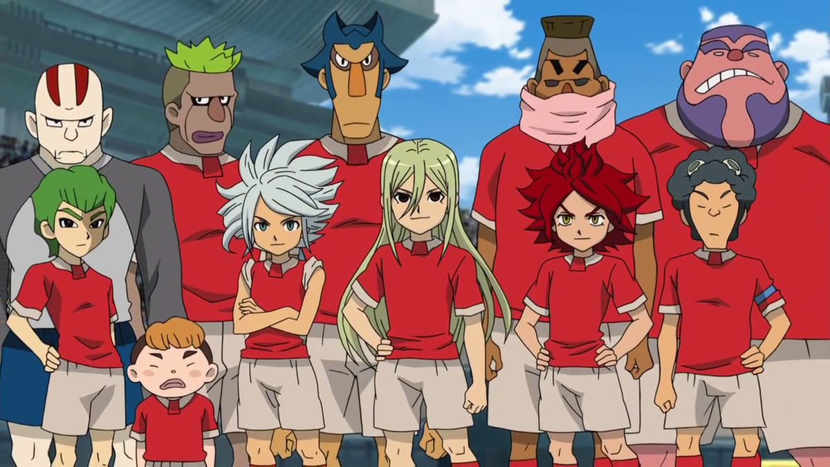 inazuma eleven 81 l'équipe la plus forte d'Asie Les Dragon de feu