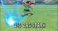 Zigzag Spark in Inazuma Eleven's English localization.