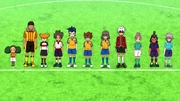 La nouvelle équipe d'Inazuma National