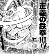 Seigi no Tekken in chapter 25 of the Inazuma Eleven manga.