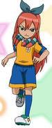 Jade portant le maillot de Raimon.