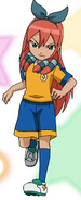 Jade portant le maillot de Raimon