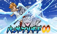 Panther Blizzard ∞ in the Inazuma Eleven GO Galaxy game.