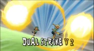 Dual Strike V2 in Inazuma Eleven's English localization.