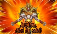 Invocation d'Apollon, Dieu du Soleil dans les jeux Chrono Stones