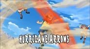 Hurricane Arrow in Inazuma Eleven's English localization.