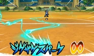 Zigzag Spark ∞ in the Inazuma Eleven GO Galaxy game.