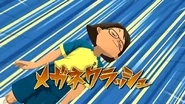 Megane Crash in Inazuma Eleven Eiyuutachi no Victory Road.