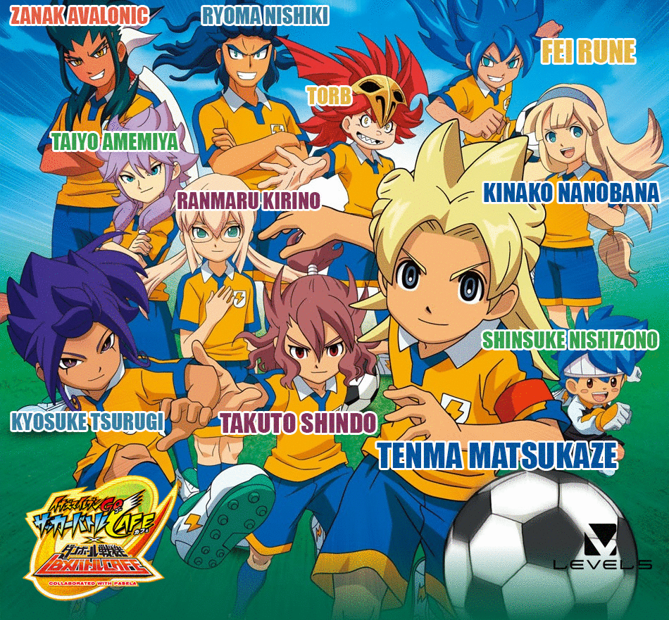 All characters name in inazuma eleven go and chrono stone - IEGS2013 ∞∞