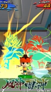 Fuujin Raijin in Inazuma Eleven SD.