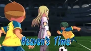 Heaven's Time in Inazuma Eleven Eiyuutachi no Victory Road's English localization.