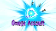 Omega Attack in Inazuma Eleven Eiyuutachi no Victory Road's English localization.