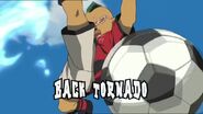 Back Tornado in Inazuma Eleven's English localization.