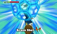 Brave Shot 改 in Inazuma Eleven 3: Sekai e no Chousen!!'s English localization.