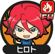L'avatar de Xavier Foster dans le jeu Inazuma Eleven SD