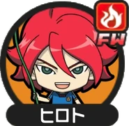 L'avatar de Xavier Foster dans le jeu Inazuma Eleven SD