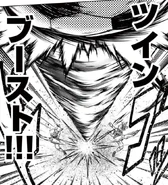 Twin Boost in the Inazuma Eleven Ares no Tenbin manga.