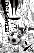 God Hand in chapter 9 of the Inazuma Eleven manga.