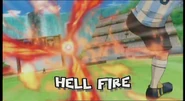 Hellfire in Inazuma Eleven's English localization (second typography).