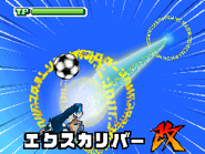 Excalibur 改 in the Inazuma Eleven 3: Sekai e no Chousen!! game.