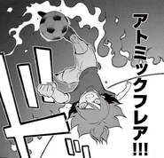 Atomic Flare in the Inazuma Eleven manga.