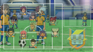 Primera formación del Raimon en el anime