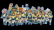 Raimon en el opening de Inazuma Eleven 2: Tormenta de Fuego