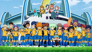 Raimon en el tercer opening del anime de Chrono Stone